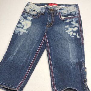 PREMIUM BABY PHAT FACTORY DENIM CAPRIS W 7/27x14 🐈